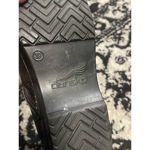 Dansko Women's Professional Clogs Metallic Sequin Style Size 39 - Picture 6 of 6